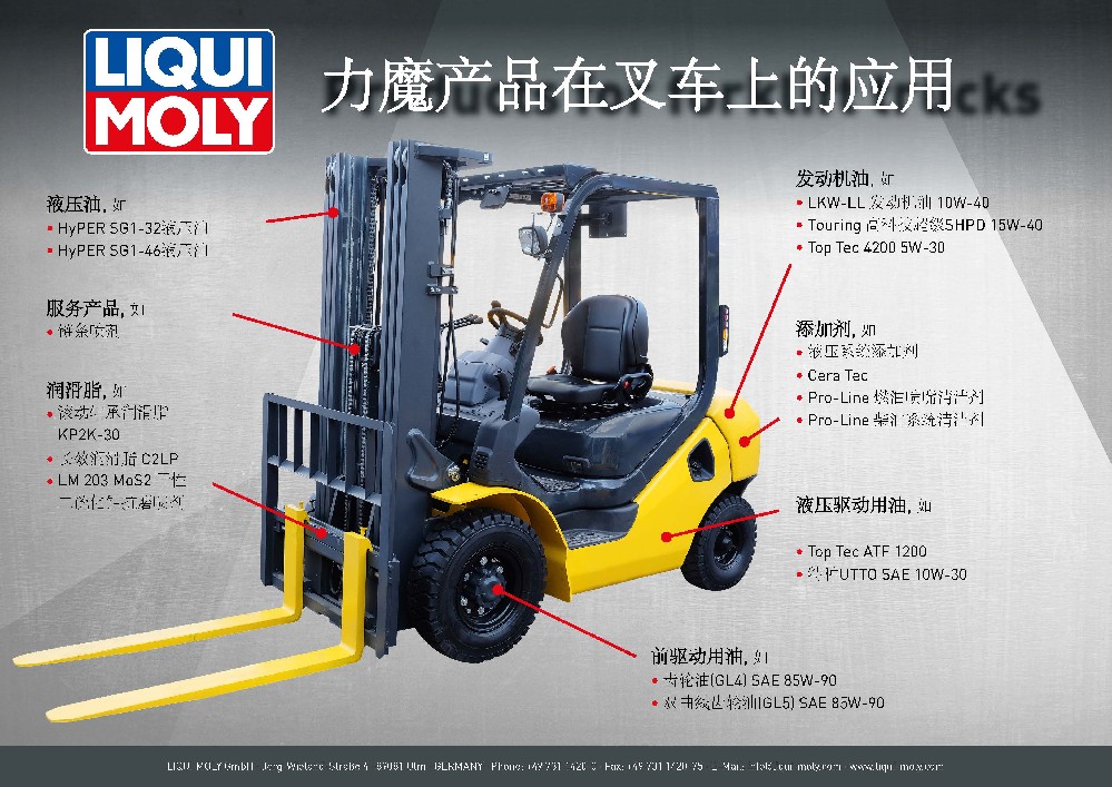 德國(guó)力魔叉車應(yīng)用的產(chǎn)品